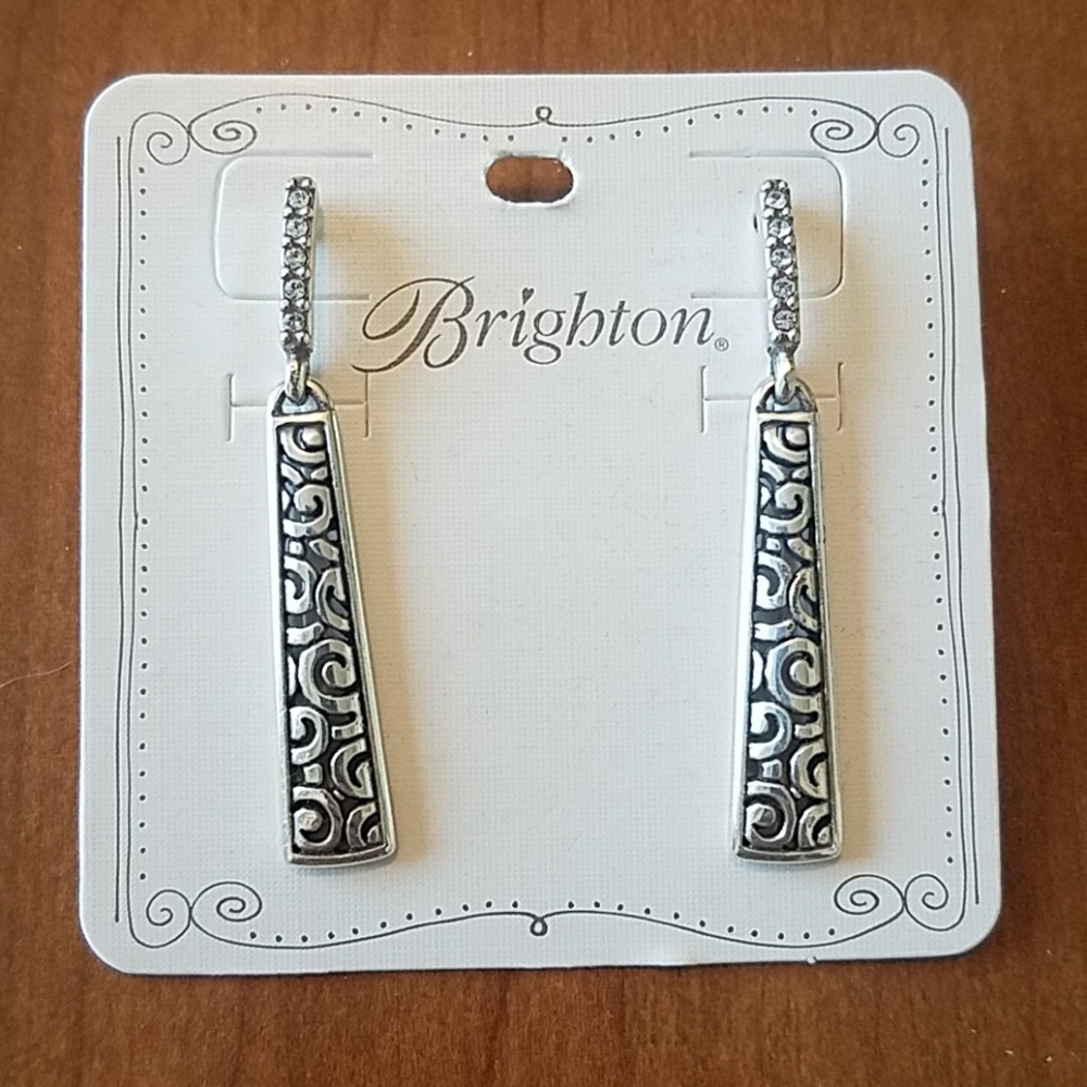 Brighton Deco Luxe Sleek Post Drop Earrings
